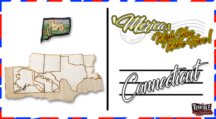 'Merica: Wish You Were Here / Connecticut & Logo Piece #4