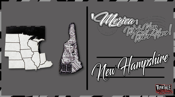 'Merica: Wish You Were Here @Night / New Hampshire & Logo Piece #7