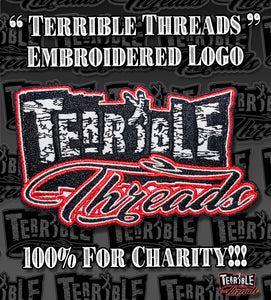 "Terrible Threads Logo" Embroidered